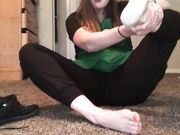 Freckled Feet - Ever wondered what a baristas shoes socks sm