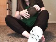 Freckled Feet - Ever wondered what a baristas shoes socks sm