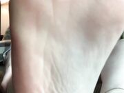 Freckled Feet - Just messin around with my feet this morning