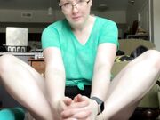 Freckled Feet - ad some sore muscles to rub out and I though