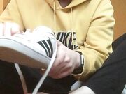 Freckled Feet - er wondered what my shoes feet smelled like 