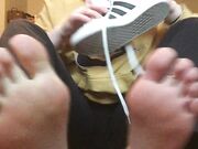 Freckled Feet - er wondered what my shoes feet smelled like 