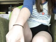 Freckled Feet - his brat has some sweaty feet in heels that 