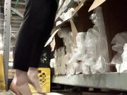 Freckled Feet - his was a risky one   Two people walked in w