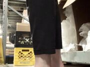 Freckled Feet - his was a risky one   Two people walked in w