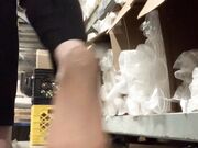 Freckled Feet - his was a risky one   Two people walked in w