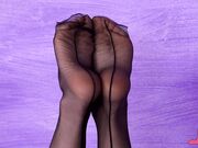 Petra Feet-Smelly Nyloned Feet