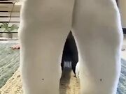 White Nike Socks Strip