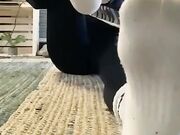 White Nike Socks Strip