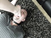 Kinky girls are having their feet licked on sub