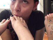 Teen clean mature dirty feet