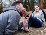 Noccioli Feet, LANA NOCCIOLI in PUBLIC Ep 9: My man WORSHIP my FEET in a PUBLIC PARK - Femdom