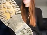 Girl's Beautiful Nylon & Socks Feet Worship