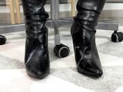 Leather Boot Masturbation