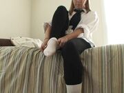 Lesbian Socks Licking