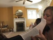 Lesbian Socks Licking