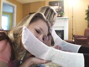 Lesbian Socks Licking
