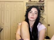 wonderful face girl cream and tease with slender soles