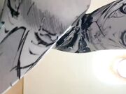 Anime stockings feet