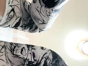 Anime stockings feet