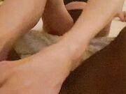 thedongkinger - BBC Cums On Housewifes Sexy Feet