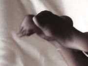 Aga's Black Nylon on sexy feet