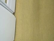 Office nylon feet-Sweaty Foot print on the carpet