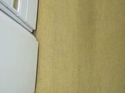 Office nylon feet-Sweaty Foot print on the carpet