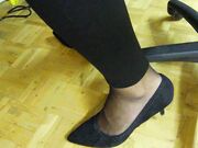 Office nylon feet-Sweat footprint on the office chair