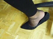 Office nylon feet-Sweat footprint on the office chair