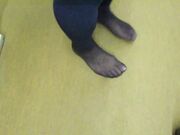 Office nylon feet-Dirty Ankle Boots