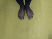 Office nylon feet-Dirty Ankle Boots