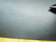 Office nylon feet-Moist sweaty footprints