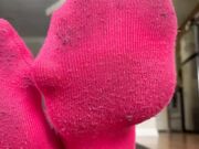 Stinky Pink Socks Feet