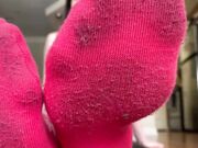 Stinky Pink Socks Feet