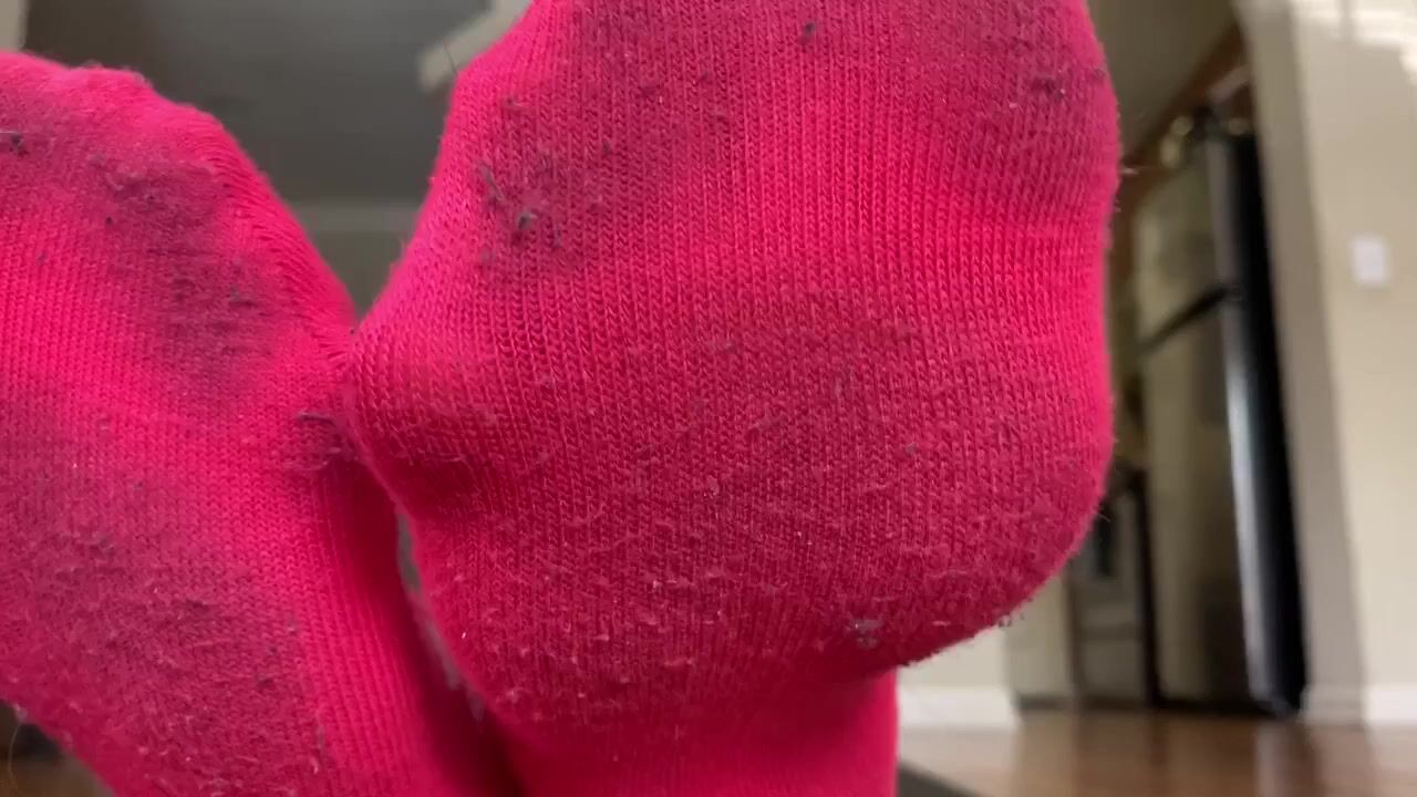 Stinky Pink Socks Feet