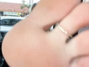 Blonde Girl's BareFeet