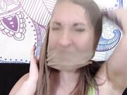 Leena Mae - Gagged And Encased By Pantyhose