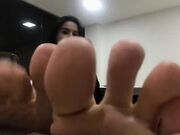 Office girl Boots & feet Worship