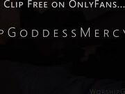 Goddess Mercy - After work sweaty nylon sniff