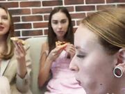 Old friend become foot slave of two girls