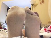 Amateur Girl's Socks Feet