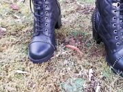 Goddess Lena - Boot & sweaty nylon sniff