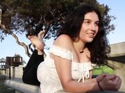 brunette babe student soft meaty soles feet pov joi