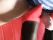 Slut Teased with Heels to Cum