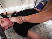 Stefania Mafra - under table footjob