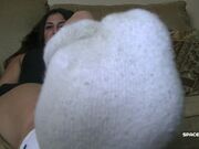 Jasmine's Nike Socks and Feet