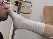 Sexy nurse Sock Slaves