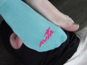 Redhead Miss foot smother