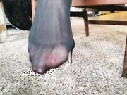 Black Nylons Feet From Milf